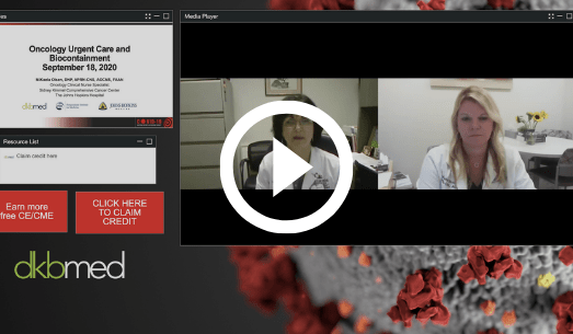 9/18/2020 - COVID-19 Oncology Urgent Care and Biocontainment Part 1